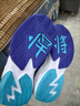 361°童鞋兒童運動鞋四季青少年實戰(zhàn)訓(xùn)練耐磨旋鈕扣籃球鞋 紫35 曬單實拍圖