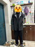 迪桑特（DESCENTE）SKI STYLE搖粒絨內膽男女款3L三合一沖鋒衣兩件套 男子BK-黑色-D5491STH50 XL (男180/女175) 曬單實(shí)拍圖