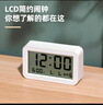 得力（deli）兒童節(jié)禮物多功能電子鬧鐘兒童臥室智能床頭鐘開學學生專用起床神器白LE102開學必備禮物開學季 曬單實拍圖
