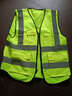 巖揚反光背心 工地建筑施工反光衣 交通安全警示反光馬甲可定制印字 多兜款熒光黃反光馬甲 曬單實(shí)拍圖