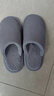 merdor冬季棉拖鞋男士室內家居保暖防滑居家用情侶毛絨地板棉拖鞋女秋冬 灰色 42-43 曬單實(shí)拍圖