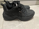 鴻星爾克向陽(yáng)休閑鞋新款女鞋秋季厚底百搭運動(dòng)鞋軟底廣場(chǎng)舞媽媽鞋 正黑 37 曬單實(shí)拍圖