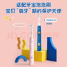 飛利浦電動(dòng)牙刷頭 兒童迷你型 硅膠材質(zhì)不傷牙 2支裝 HX2032/02 適配HX2432/02 HX2432/01 曬單實(shí)拍圖