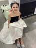 WVD美國品牌端T臺走秀晚禮服2025新款六一女童主持人鋼琴演出連衣裙黑色抹胸晚禮服100 CM 曬單實(shí)拍圖