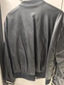 MO&Co.PU皮衣外套美式風(fēng)街頭棒球服黑色杏色時(shí)尚炸街外套上衣 黑色 M 曬單實(shí)拍圖