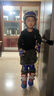 斯威（SWAY）輪滑鞋兒童溜冰鞋男女童初學(xué)套裝中小學(xué)滑輪滑冰旱冰鞋成人直排輪 波藍八輪全閃+頭盔護具+一體支架 M (適合6-12歲)平時(shí)鞋碼31-36 曬單實(shí)拍圖