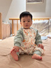 安旦嬰幼兒竹棉紗布睡袋輕芯杜邦棉冬季夾棉兒童長(cháng)袖分腿睡袋防踢被 薄夾棉-小熊貓 S碼（推薦身高65-80cm） 曬單實(shí)拍圖