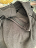 百圖（betu）女裝2025年冬季新款休閑褲中高腰潮流顯瘦高級感直筒褲子2510T81 深灰 M 曬單實(shí)拍圖