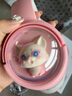 ROBERILLINE柏林之聲B5頭戴式耳機無(wú)線(xiàn)藍牙電腦電競游戲貓耳朵高顏值兒童耳麥女生發(fā)光可愛(ài)品質(zhì)長(cháng)續航降噪耳麥 粉藍漸變（三模版）+發(fā)光耳機架 曬單實(shí)拍圖