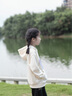 巴拉巴拉女童兒童衛(wèi)衣加絨保暖秋冬裝中大童甜美上衣連帽時尚暈染 奶白10501 140 cm 曬單實拍圖