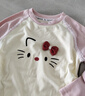 班喜迪女童長(cháng)袖t恤春秋款2026新款春季兒童上衣寶寶衣服春裝童裝打底衫 曬單實(shí)拍圖