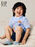 蓋璞男幼童2025春季新款卡通圖案純棉短袖T恤兒童裝上衣美版742993 奶黃色 110 /60(5-6歲) 曬單實拍圖