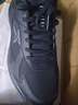特步女子跑步鞋運動(dòng)鞋冬季新款革面防潑水輕便減震休閑女跑鞋黑色 曬單實(shí)拍圖