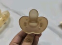 世喜安撫奶嘴6個(gè)月以上防脹氣 新生嬰兒夜用扁頭哄睡 全硅膠2只裝 曬單實(shí)拍圖
