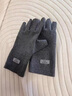 回力半指手套女冬季保暖德絨學(xué)生電腦打字寫(xiě)字騎行開(kāi)車(chē)露手指手套冬天 灰色【雙面德絨+速暖蓄熱】 曬單實(shí)拍圖