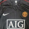 曼聯(lián)07-08黑色球衣7號C羅長(cháng)袖足球服復古服英超10號魯尼套裝 Q 短袖套裝 0708曼聯(lián)客場(chǎng) 定制可留言 L碼 身高173-183cm 曬單實(shí)拍圖