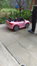 沃米特兒童電動(dòng)車(chē)四輪可坐人帶遙控駕駛嬰幼兒玩具汽車(chē)小孩寶寶駕駛童車(chē) 粉色：遙控+搖擺+早教音樂(lè ) 曬單實(shí)拍圖