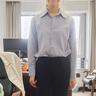 UR2025冬季新款女裝簡(jiǎn)約通勤氣質(zhì)風(fēng)長(cháng)袖開(kāi)襟襯衫UWB250002# 淡紫 L 曬單實(shí)拍圖