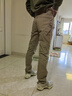 倉石一樹(shù)倉石一樹(shù)戰術(shù)褲男裝春秋作訓褲軍鳥(niǎo)戰術(shù)多口袋戶(hù)外透氣直筒工裝褲 卡其色 S 【100-130斤】 曬單實(shí)拍圖