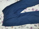 優(yōu)衣庫女裝棉質(zhì)牛仔舒適九分褲/水洗產(chǎn)品休閑百搭478995 473801 478995/67海藍色 L 曬單實(shí)拍圖