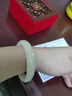 拾想和田玉手鐲青白玉羊脂玉女玉鐲子細條鐲子少女女士玉石送媽媽禮物 圈口51 曬單實(shí)拍圖