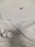 Lee25早秋新品標準版圓領(lǐng)箔印Logo設計白色女長(cháng)袖T恤 白色  M  曬單實(shí)拍圖