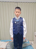 布戀貓男童主持人禮服兒童西裝套裝男孩小中大童鋼琴演出服花童西服秋款 上衣+馬甲+褲子+白襯衣+領(lǐng)花 160 cm 曬單實(shí)拍圖