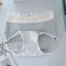 都市麗人A類(lèi)嬰兒棉女士?jì)妊澟兠蘅咕娱L(cháng)襠中腰蕾絲少女生三角短褲頭 L 曬單實(shí)拍圖