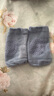 貝瑞加（Babyprints）寶寶護膝地板襪子套裝夏季學(xué)爬護具兒童學(xué)步防摔護肘 2副 藍灰M 曬單實(shí)拍圖