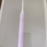 米家小米電動(dòng)牙刷T302成人/學(xué)生 4種凈齒模式 150天續航 4支刷頭 霜紫色送男友/女友  曬單實(shí)拍圖