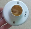 國際電工感應燈頭LED聲光控燈座聲控感應器樓梯樓道開(kāi)關(guān)E27螺口聲控過(guò)道 E27聲光控燈座【1只裝】 曬單實(shí)拍圖