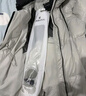 艾萊依羽絨服女時(shí)尚連帽可脫卸U型枕通勤保暖外套 松霧灰S 曬單實(shí)拍圖