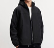 杰克·瓊斯（JACK&JONES）男裝25年秋冬季軟殼外套男士連帽防潑水戶(hù)外加絨保暖寬松休閑夾克 E43純黑色 常規 L （180） 曬單實(shí)拍圖