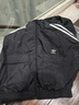 adidas三條紋短款休閑夾克外套女裝新款阿迪達斯官方三葉草   黑色   M 曬單實(shí)拍圖