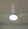 美的（Midea）風(fēng)扇燈餐廳吊扇燈led臥室52寸開(kāi)葉扇全光譜五葉扇熟睡風(fēng)包安裝 曬單實(shí)拍圖
