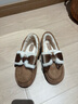 斯凱奇（Skechers）女鞋溫柔小香風(fēng)奶貝鞋加絨保暖樂(lè )福鞋單鞋蝴蝶結豆豆鞋169013 栗色/CSNT 36 曬單實(shí)拍圖