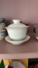 蘇氏陶瓷（SUSHI CERAMICS）汝窯卵青 三才蓋碗開(kāi)片可養金線(xiàn)初放功夫茶具泡茶碗 曬單實(shí)拍圖