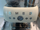SMEG/斯麥格復古半自動(dòng)咖啡機研磨奶泡一體機三合一家用意式現磨咖啡豆官方正品EGF03生日中秋節日禮物 奶白色 曬單實(shí)拍圖