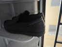 紅蜻蜓休閑鞋男秋冬透氣軟底商務(wù)一腳蹬男士休閑鞋皮鞋WTA7423黑色39 曬單實(shí)拍圖