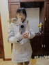 KOLON SPORT可隆羽絨衣防水防風(fēng)透濕女士中量毛領(lǐng)連帽鵝絨服 曬單實(shí)拍圖