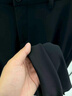 GXG男裝 零壓褲四面彈休閑褲涼感商務(wù)24夏 黑色1 180/XL 曬單實(shí)拍圖