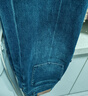 伊芙麗（eifini）蔣欣代言女裝萬(wàn)向彈超模牛仔褲特殊牛仔藍水洗色喇叭褲25秋新款 法國藍 L 110-120斤 腰圍73.5 曬單實(shí)拍圖