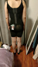 美容院杜依妮內衣身材管理器塑身衣模具塑形美體三件套收腹褲文胸 黑色三件套 （文胸尺碼備注） 2XL (98碼) 【130-145斤】 曬單實(shí)拍圖