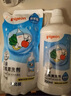 貝親（Pigeon）餐具清洗劑 洗奶嘴果蔬水杯餐具玩具 套裝 600ml+700ml PL156 曬單實(shí)拍圖