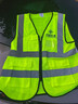 美安明反光背心高亮熒光多口袋反光馬甲反光衣交通警示安全服應急救援騎行施工馬甲支持印制LOGO 熒光黃旗布 3XL 曬單實(shí)拍圖