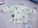 婧麒（JOYNCLEON）嬰兒半背衣春秋初生寶寶新生兒衣服A類(lèi)純棉52碼夏季薄款上衣 小奶瓶造型（四季款半背衣） 52cm 曬單實(shí)拍圖