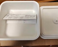 無(wú)印良品（MUJI） 聚丙烯可作為保存容器使用附氣閥便當盒 飯盒 白色 長(cháng)方形  325ml 曬單實(shí)拍圖
