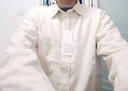 優(yōu)衣庫男裝女裝燈芯絨工裝襯衫長(cháng)袖襯衣休閑復古25秋冬新款480295 01 乳白色 L 曬單實(shí)拍圖