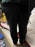 NASALIKE官方春夏季褲子男學(xué)院風(fēng)大碼針織休閑褲潮流運動(dòng)衛褲束腳加絨褲男 G63黑色(春夏款) XL (165-175cm 125-145斤) 曬單實(shí)拍圖