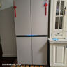 美的（Midea）餐邊柜427升45cm十字四開(kāi)門(mén)超薄零嵌入PST+急速凈味一級雙變頻三循環(huán)風(fēng)冷無(wú)霜玻璃面板家用電冰箱 BCD-427WUSGPZM月光米 曬單實(shí)拍圖